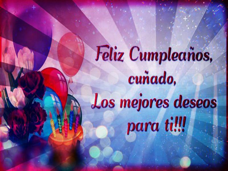Feliz cumple a un cuñado