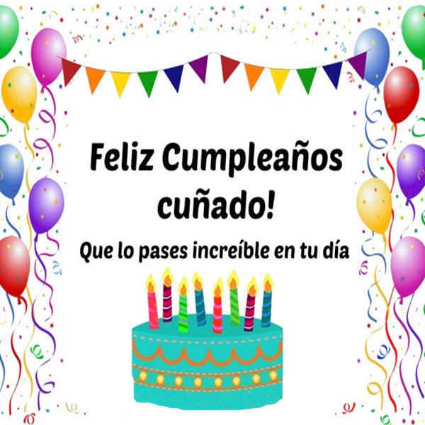 cuñado feliz cumple