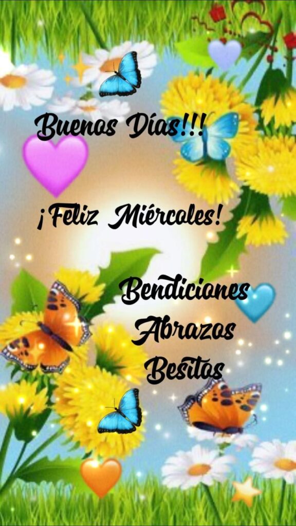 feliz miercoles bendiciones